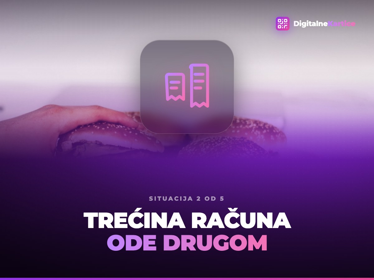 Trećina računa ode drugom. Kese sa hranom spremne za dostavu na pultu
