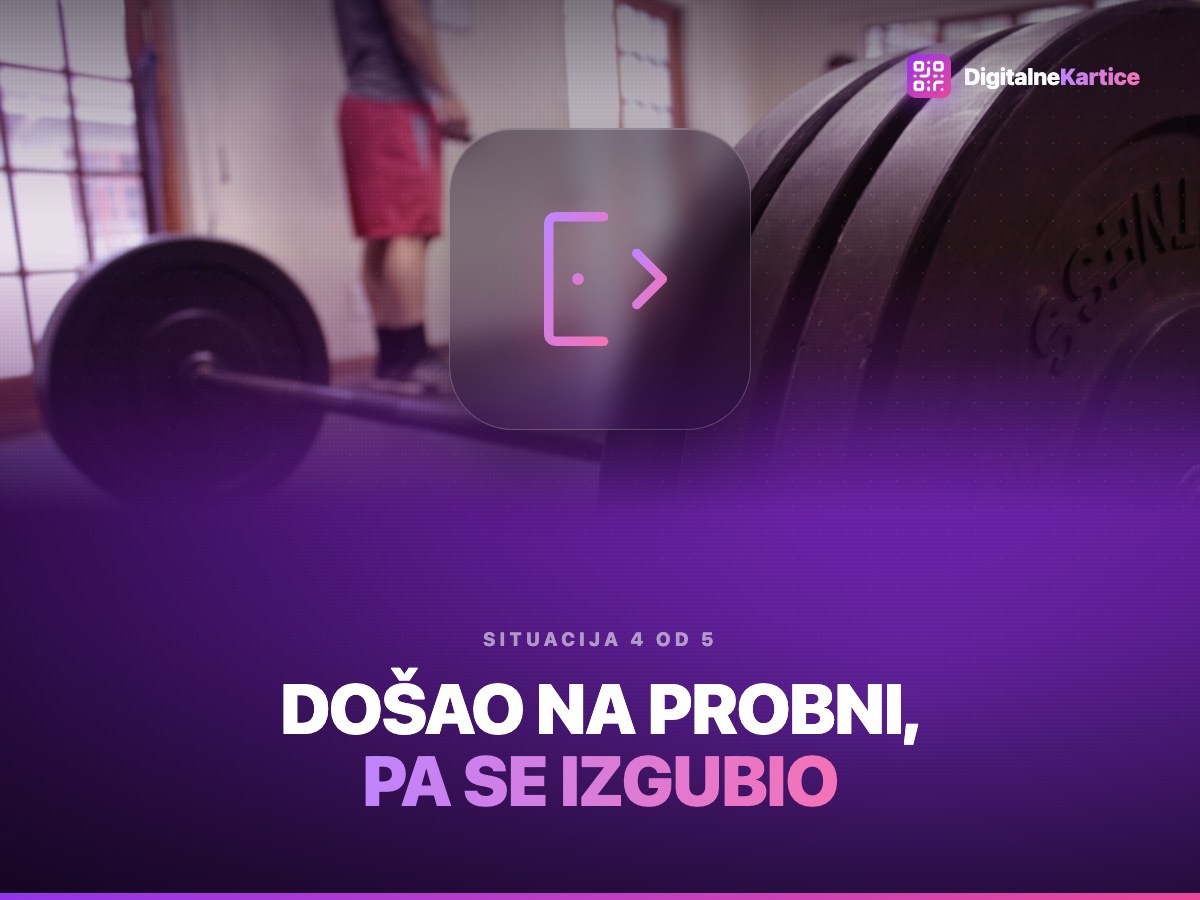 Došao na probni, pa se izgubio. Novi član na prvom treningu uz spravu