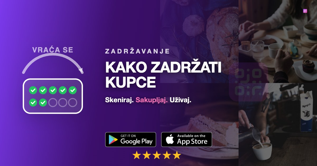 Kako zadržati kupce: gost skuplja pečate na digitalnoj kartici u telefonu
